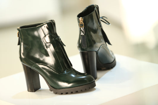 Emerald Noir Fringe boots 90